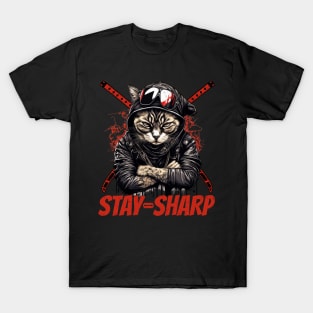 CAT ASSASSIN x STAY SHARP T-Shirt